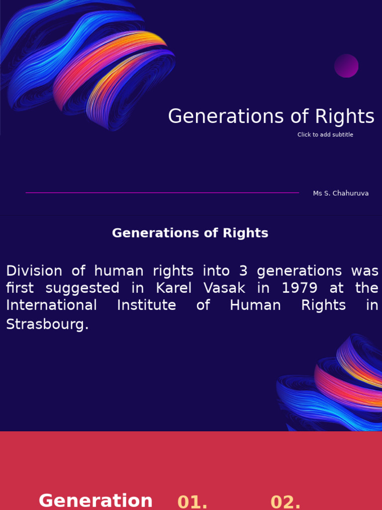 Understanding Generations of Rights | PDF | United Nations ...