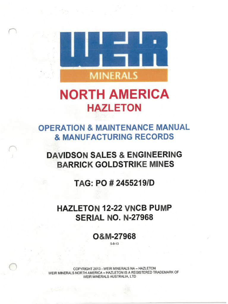 Hazleton Pump | PDF