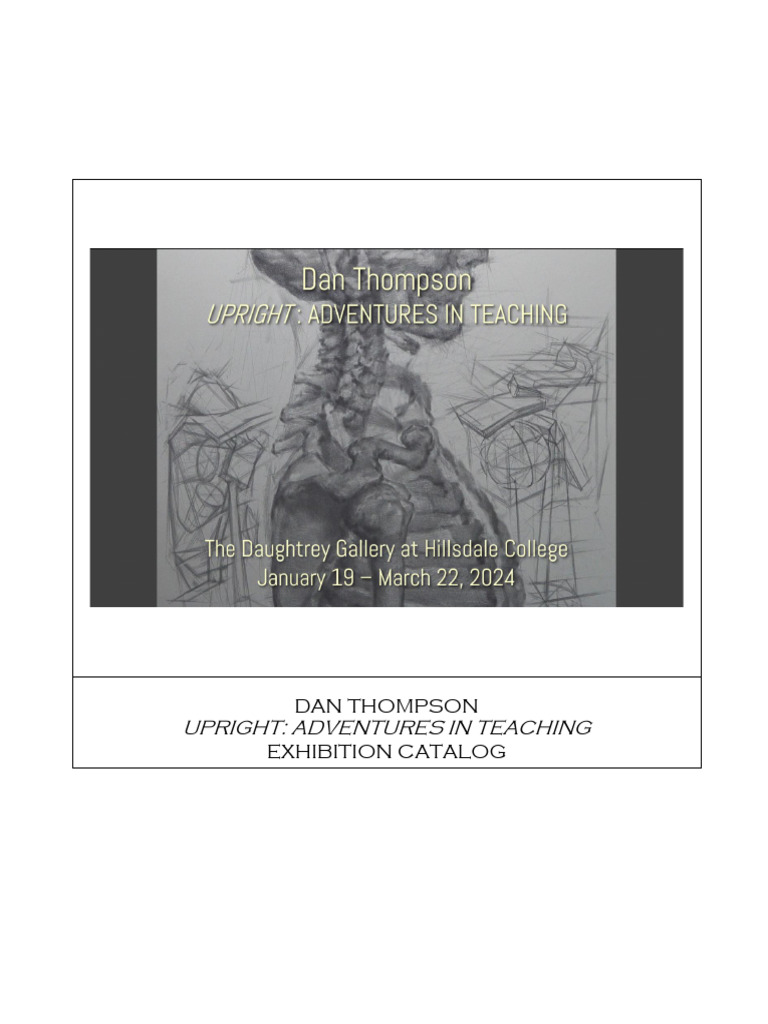 Dan Thompson: Masterful Figure Drawings | PDF | Drawing | The Arts