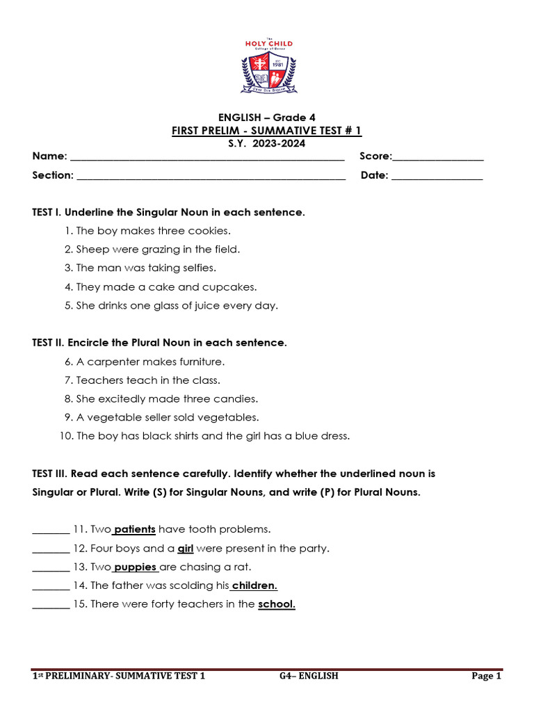 English 4 1st Prelim Summative Test 1 | PDF | Linguistics | Linguistic ...