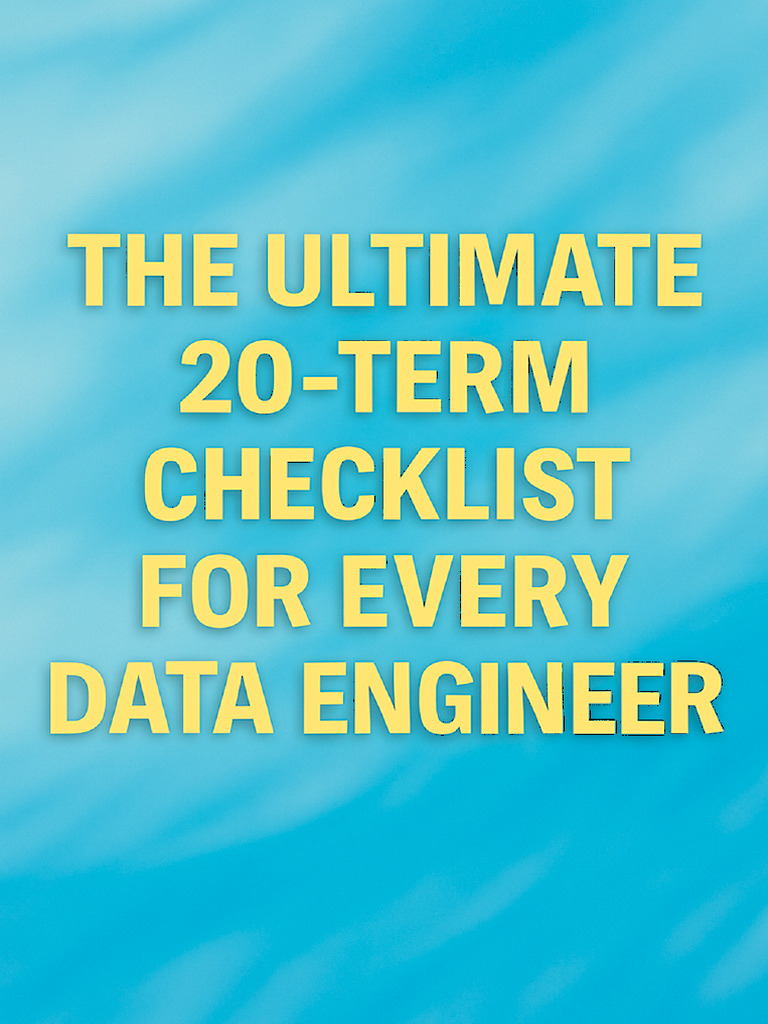 DataEngineering Terms | PDF