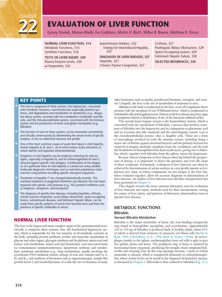 Understanding Liver Function Tests | PDF | Liver | Hepatitis