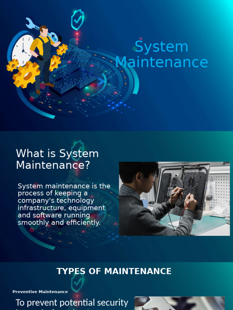 System Maintenance: Types & Costs Explained | PDF | Computer Security ...
