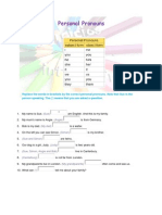 Personal Pronouns