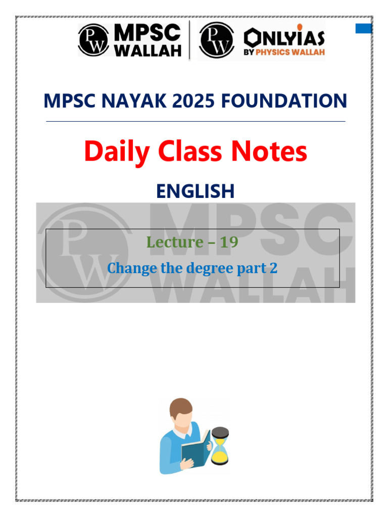 681b0ad44a39fff17c30a9f3_##_English 19 Daily Class Notes | PDF ...