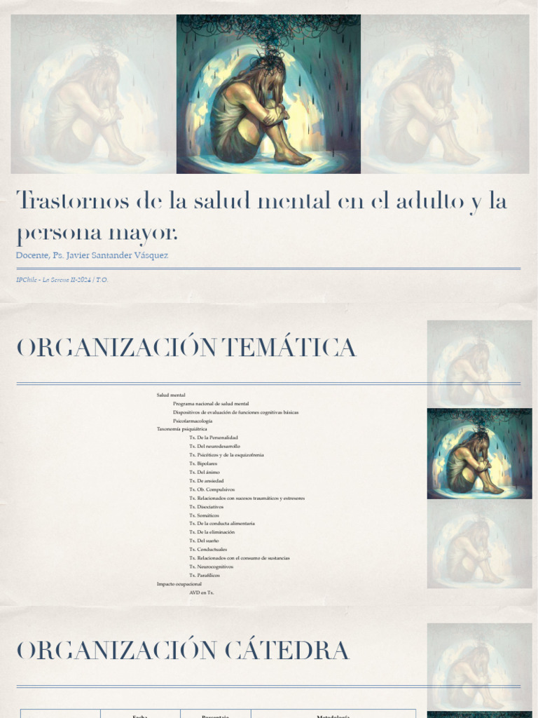 Trastornos de Salud Mental en Adultos | PDF | Salud mental | Mente
