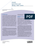 Sharing A Household: Household Composition and Economic Well-Being: 2007-2010