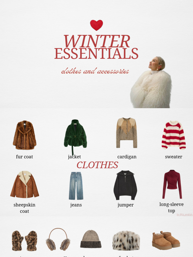 Winter Clothing and Accessory Guide | PDF