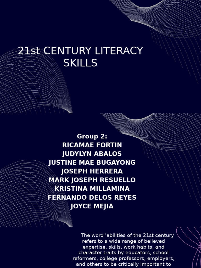 Essential 21st Century Literacy Skills | PDF | Innovation | Information