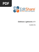 Download Lightworks v1100 ReadMe 11 by Tehuti Seshet SN97828236 doc pdf