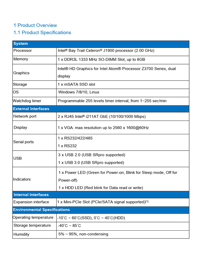 Fanless Embedded System Overview | PDF | Bios | Booting