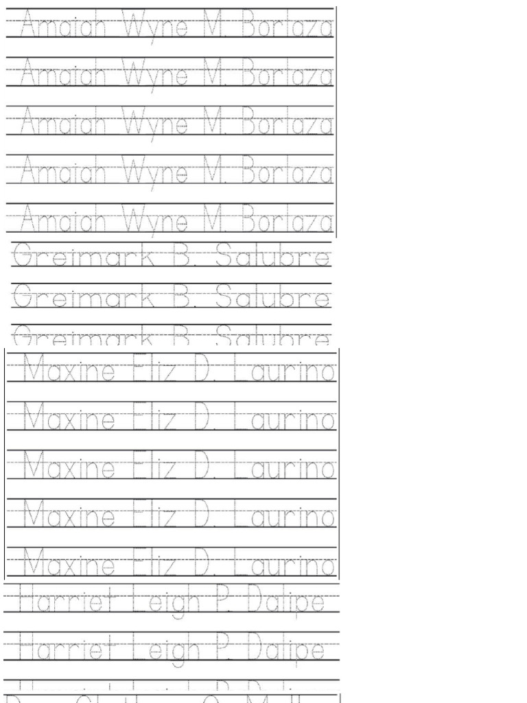 Tracing Full Name | PDF