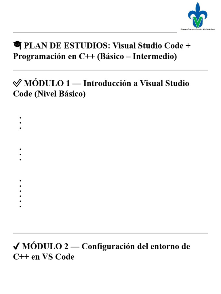 Curso C++ en Visual Studio Code | PDF | C ++ | Ingeniería Informática