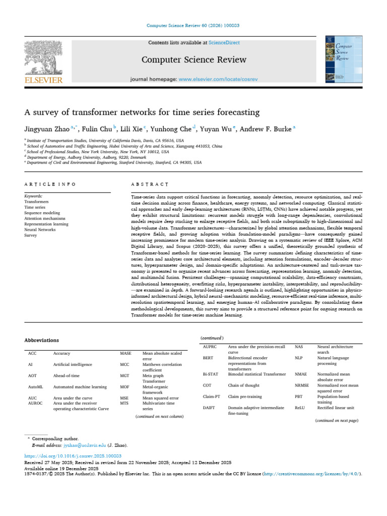 Transformer Networks for Time Series Forecasting | PDF | Time Series ...