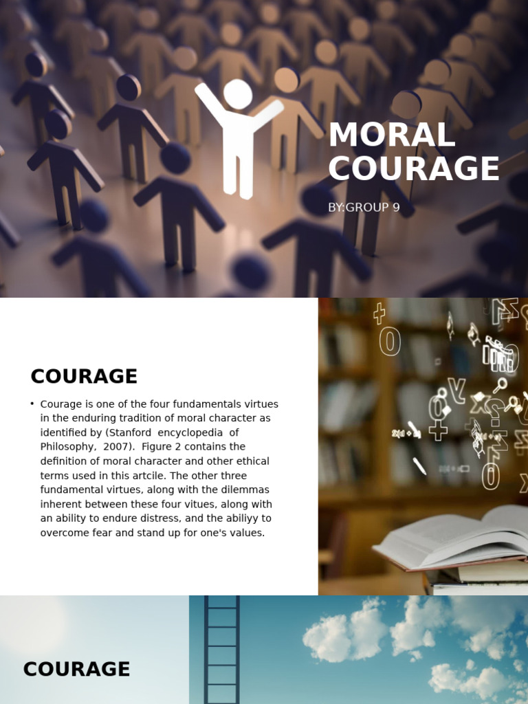 Understanding Moral Courage Elements | PDF | Courage | Virtue