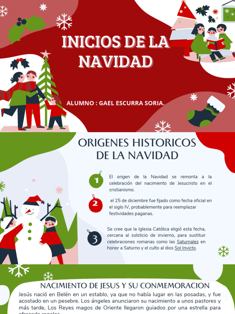Orígenes y evolución de la Navidad | PDF | Navidad | Natividad De Jesus