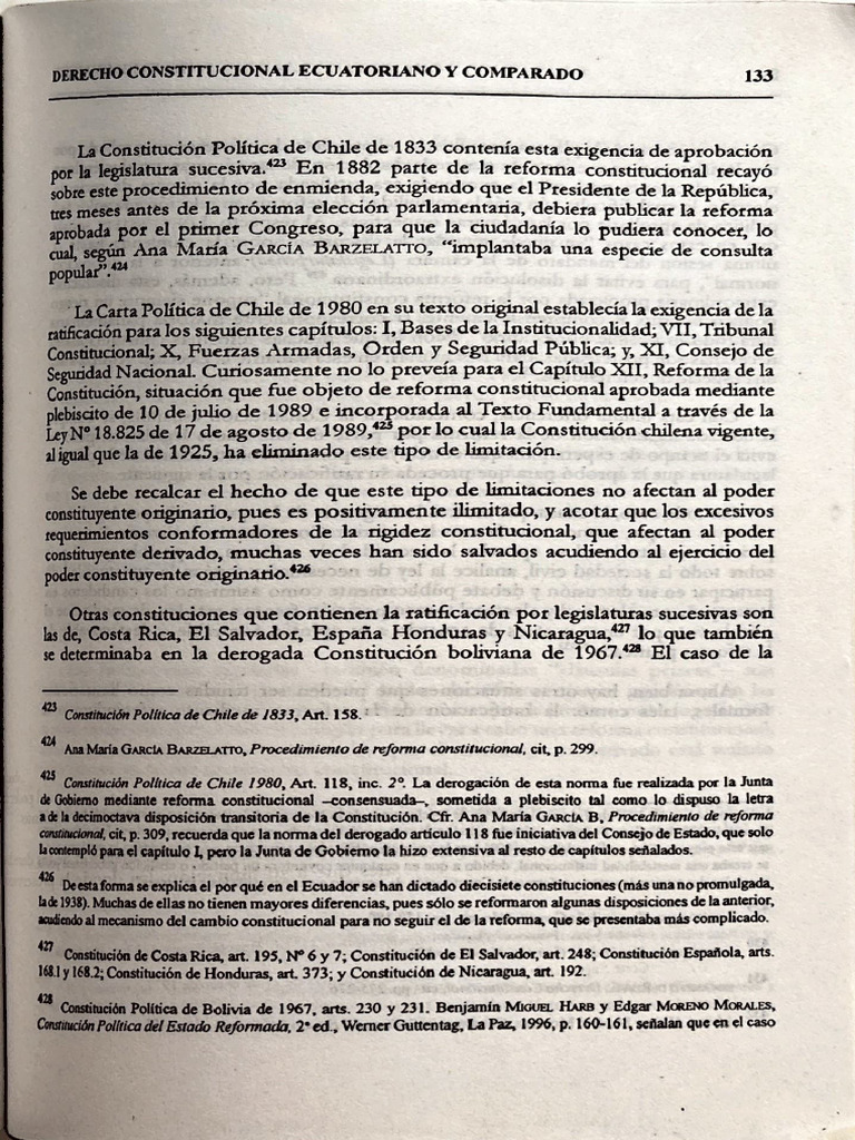 Procedimientos de Reforma Constitucional en América Latina | PDF | Ley ...