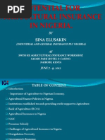 Swiss Re Agric Presentation