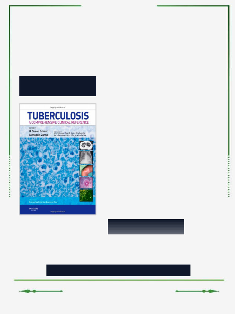 Tuberculosis A Comprehensive Clinical Reference 1st Edition H. Simon ...