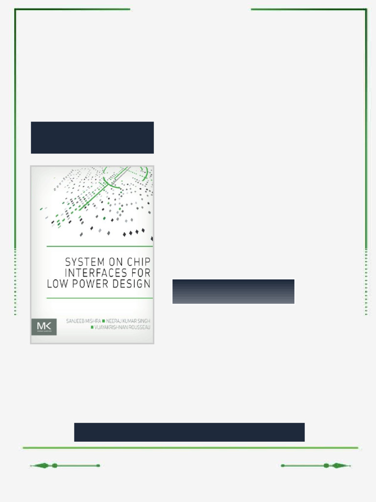 System on Chip Interfaces for Low Power Design 1st Edition Mishra ebook ...