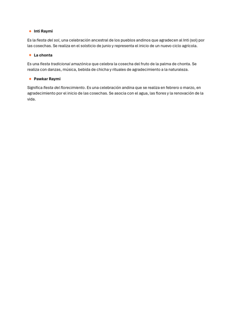 ? Inti Raymi | PDF