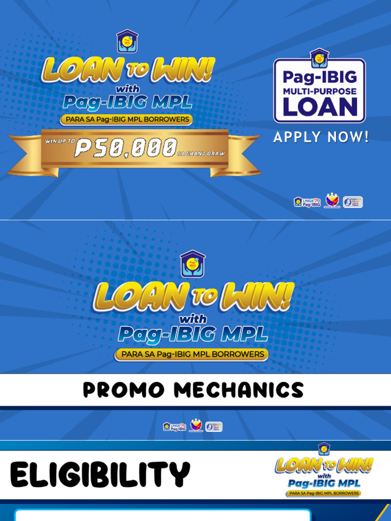 Pag-IBIG Multi-Purpose Loan Raffle 2025 | PDF