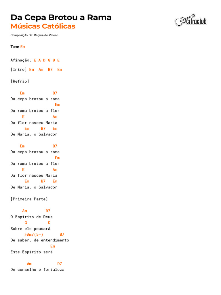 Letra da Música 