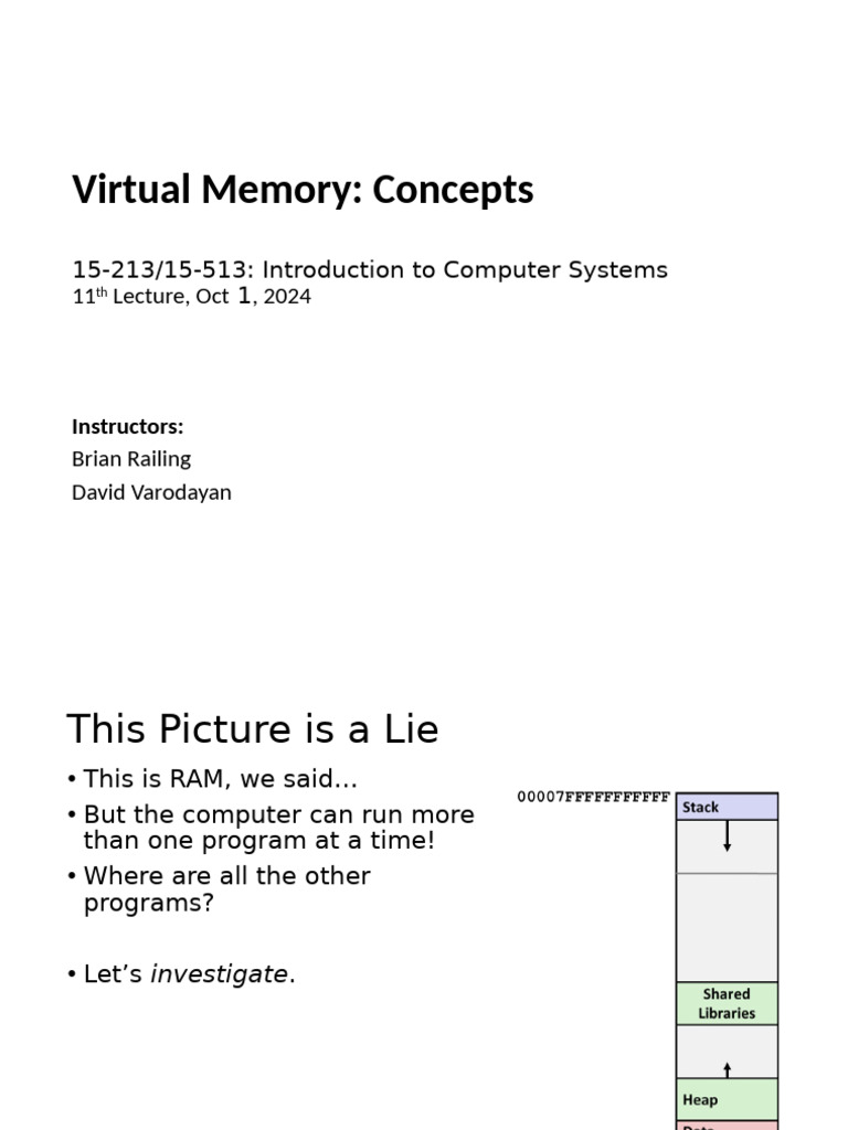 Understanding Virtual Memory Concepts | PDF | Cpu Cache | Cache (Computing)