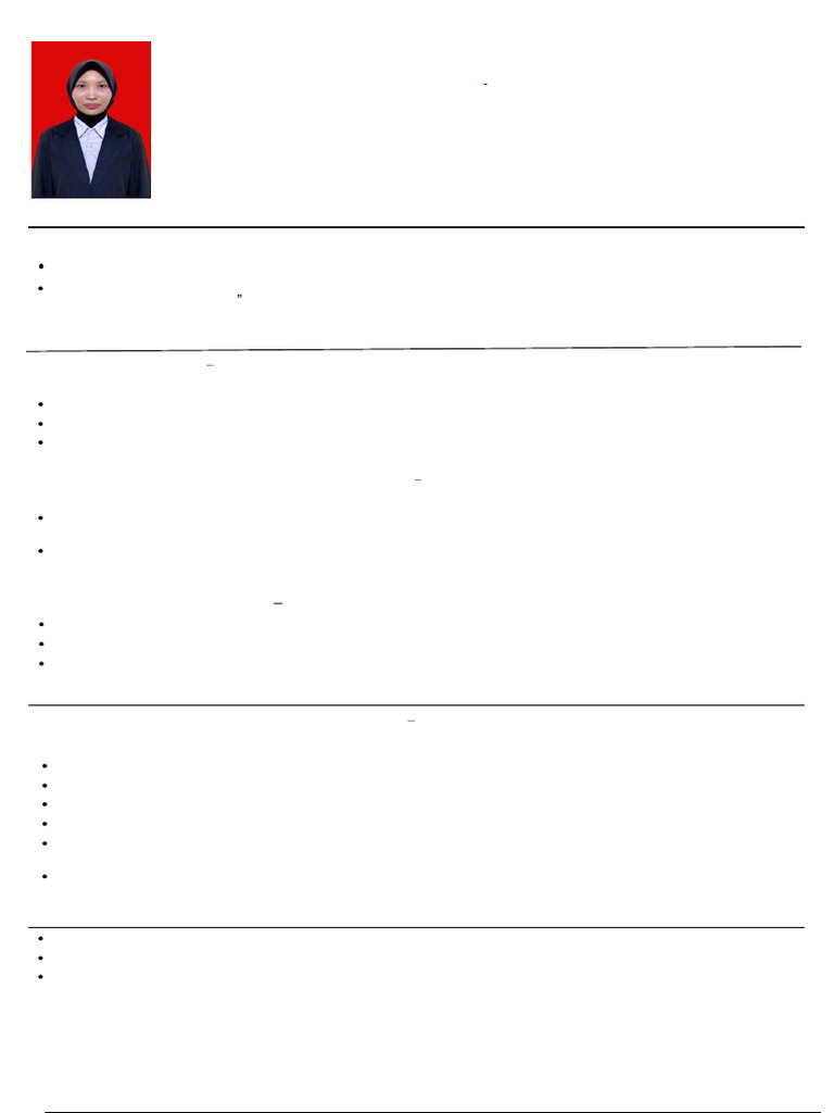 CV Siti Halima | PDF