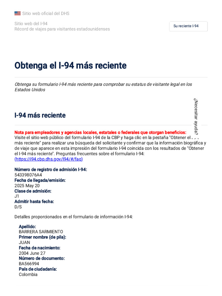 I94 | PDF
