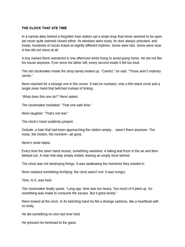 The Clock That Ate Time PDF