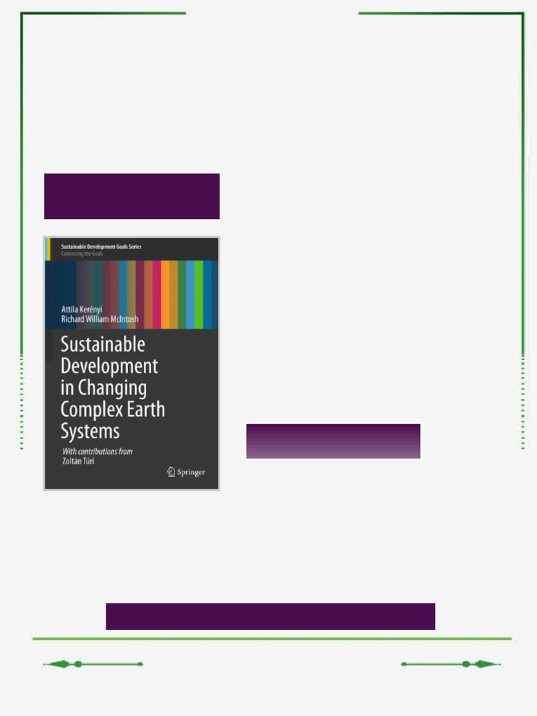 Sustainable Development in Changing Complex Earth Systems Attila ...