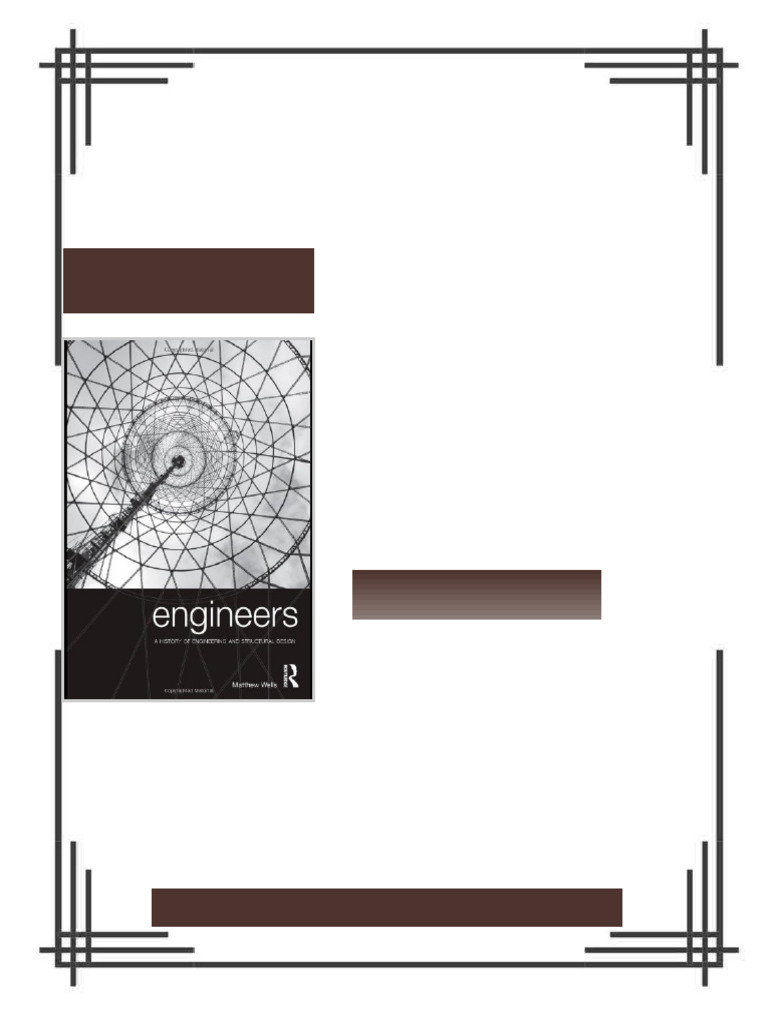 Engineers A History of Engineering and Structural Design M. Wells ebook ...