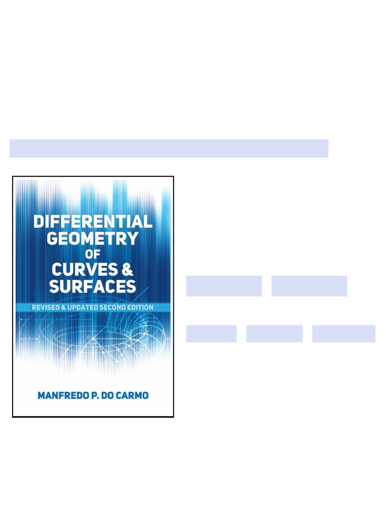 Differential Geometry of Curves and Surfaces 2th Wei Zhi full chapters ...