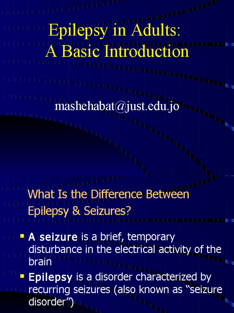 Introduction to Epilepsy Management | PDF
