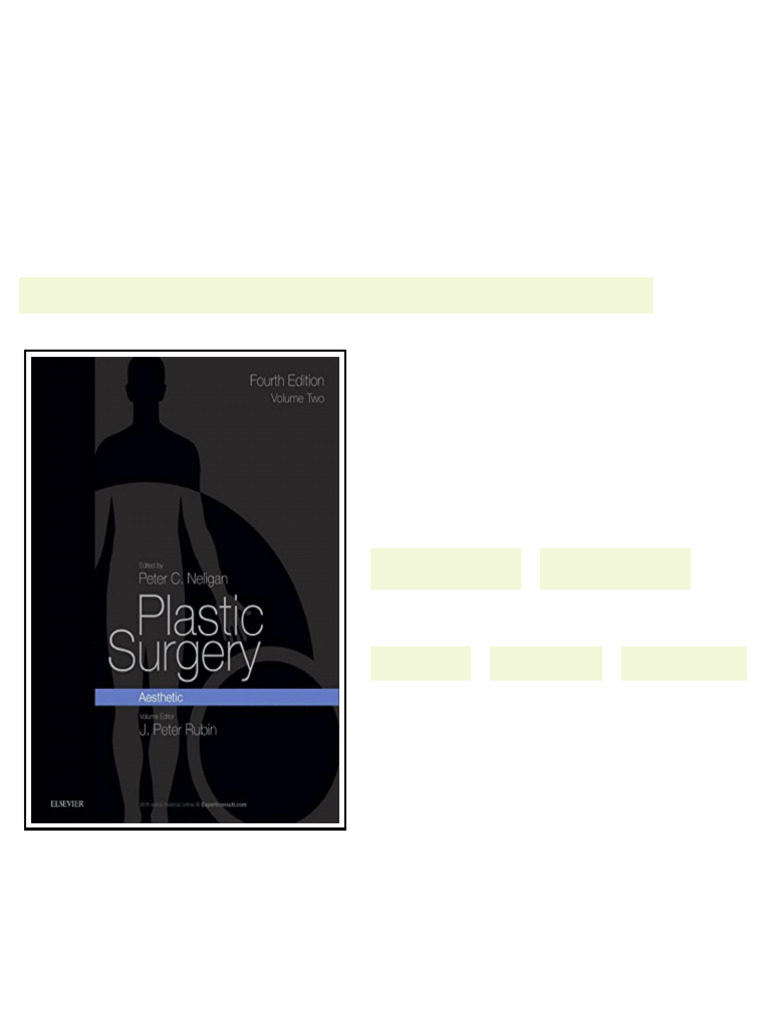 Plastic Surgery Principles Volume 2 4rd Edition 4rd Edition full ...