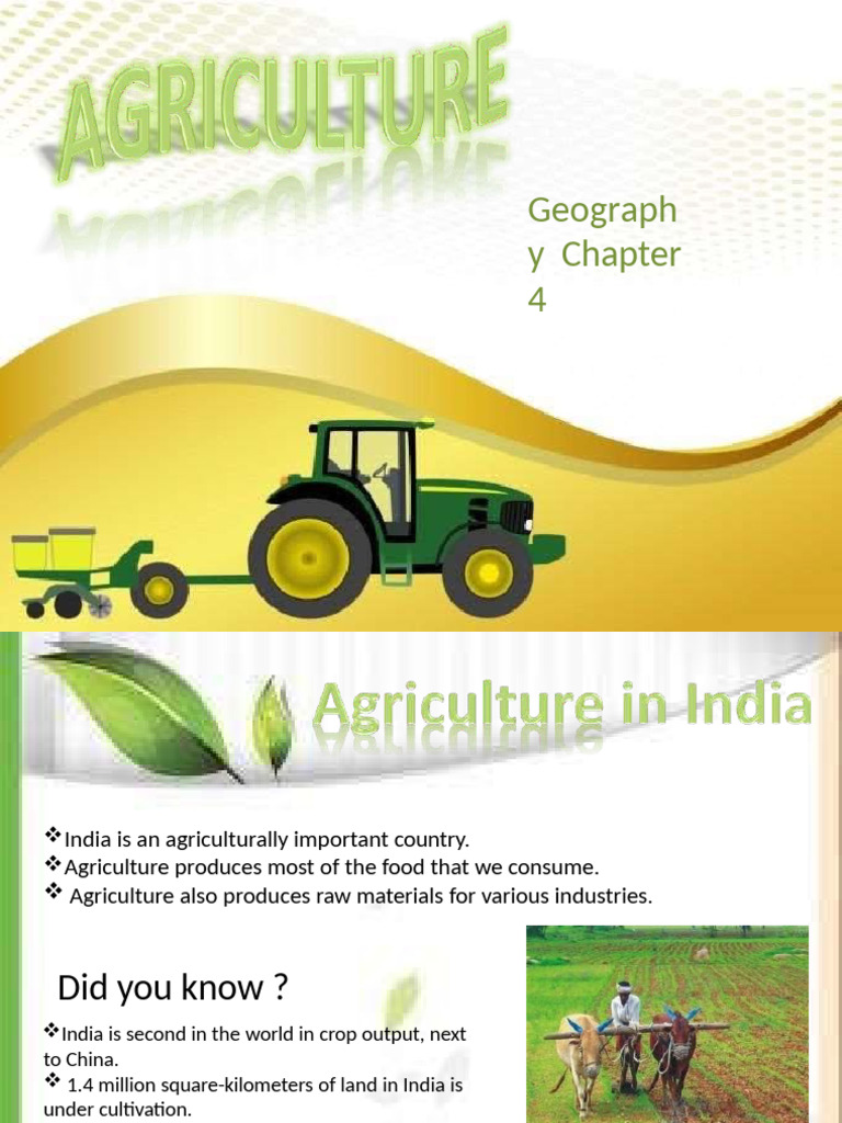 899802327 Agriculture Ppt | PDF | Agriculture | Cereals
