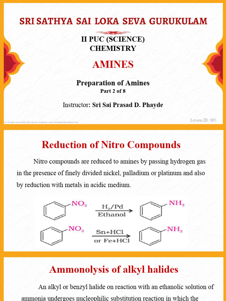 AMINES_Part_2_of_8 | PDF | Amine | Chemical Reactions