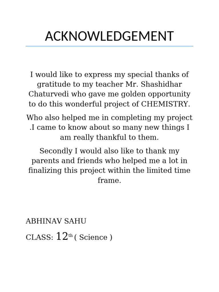 Acknowledgement (2) | PDF