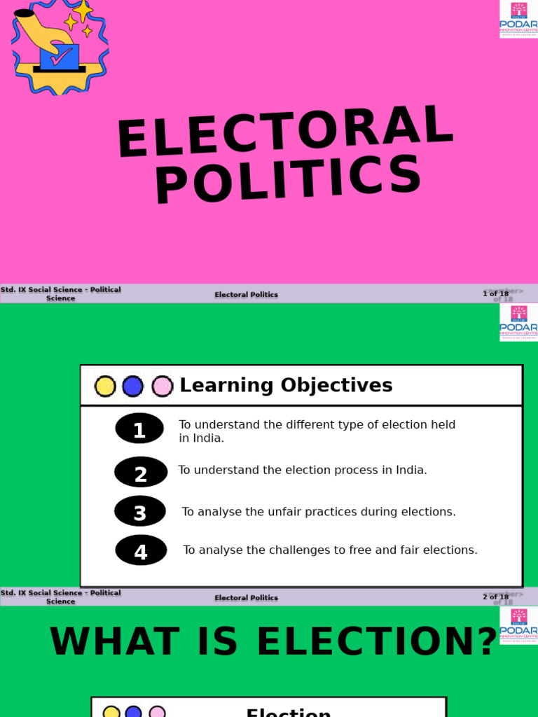 Understanding Electoral Politics in India | PDF | Elections | Voting