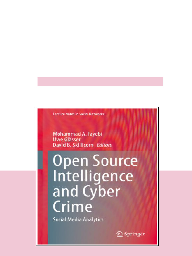 Open Source Intelligence And Cyber Crime Social Media Analytics 1st Ed ...