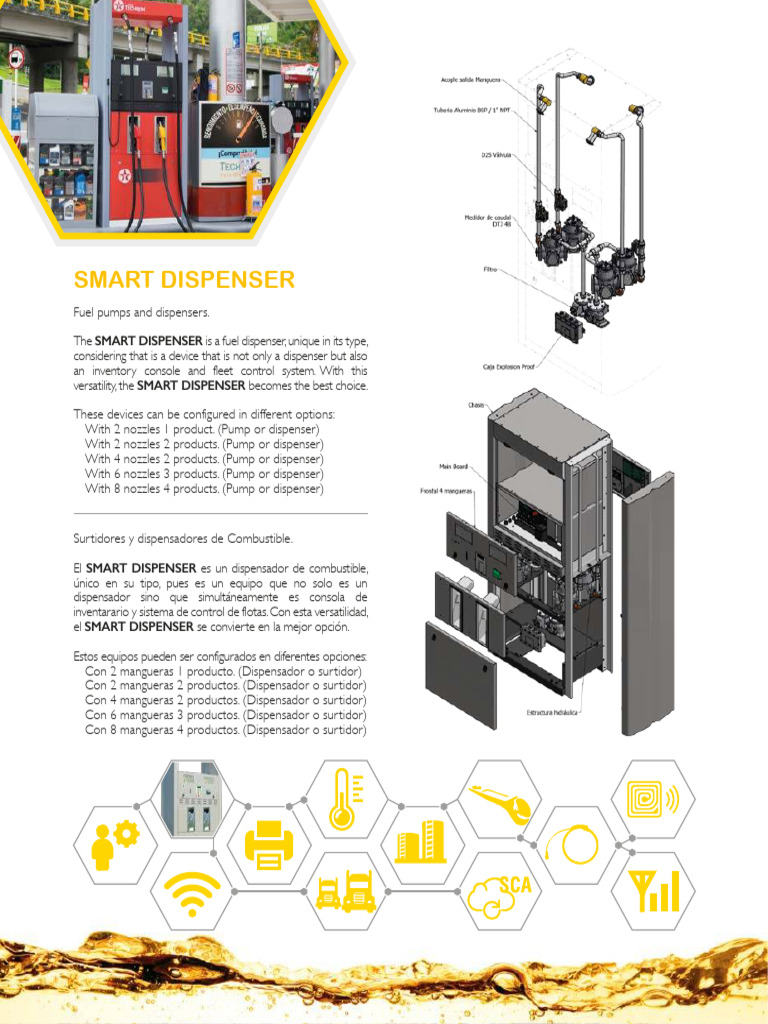 Dispensador de Combustible SMART: Versatilidad y Control | PDF | Wifi ...