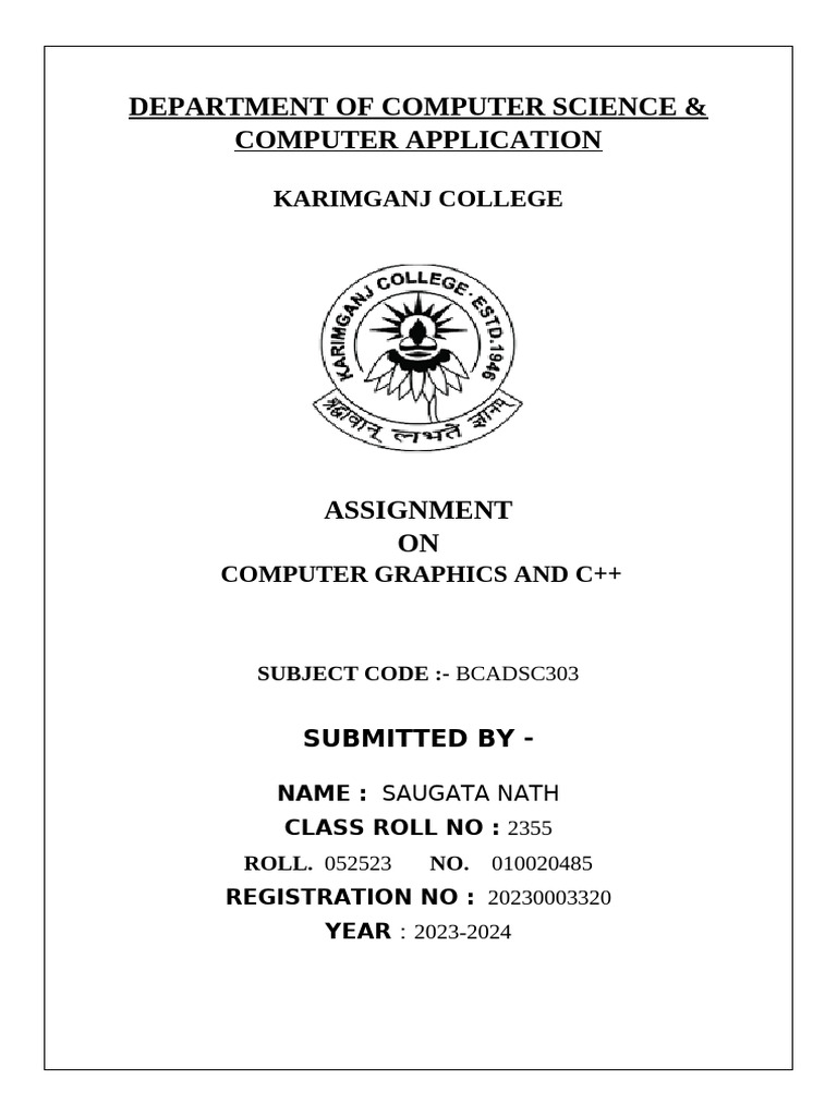 Department of Computer Science | PDF