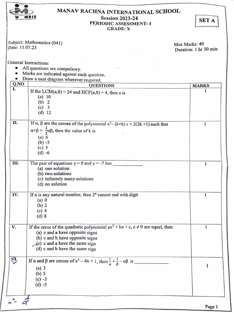 Maths pt1 (1) | PDF | Numbers | Polynomial