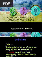Download Code of Professional Conduct for NursesNew by Zafieys Jehan SN97837586 doc pdf
