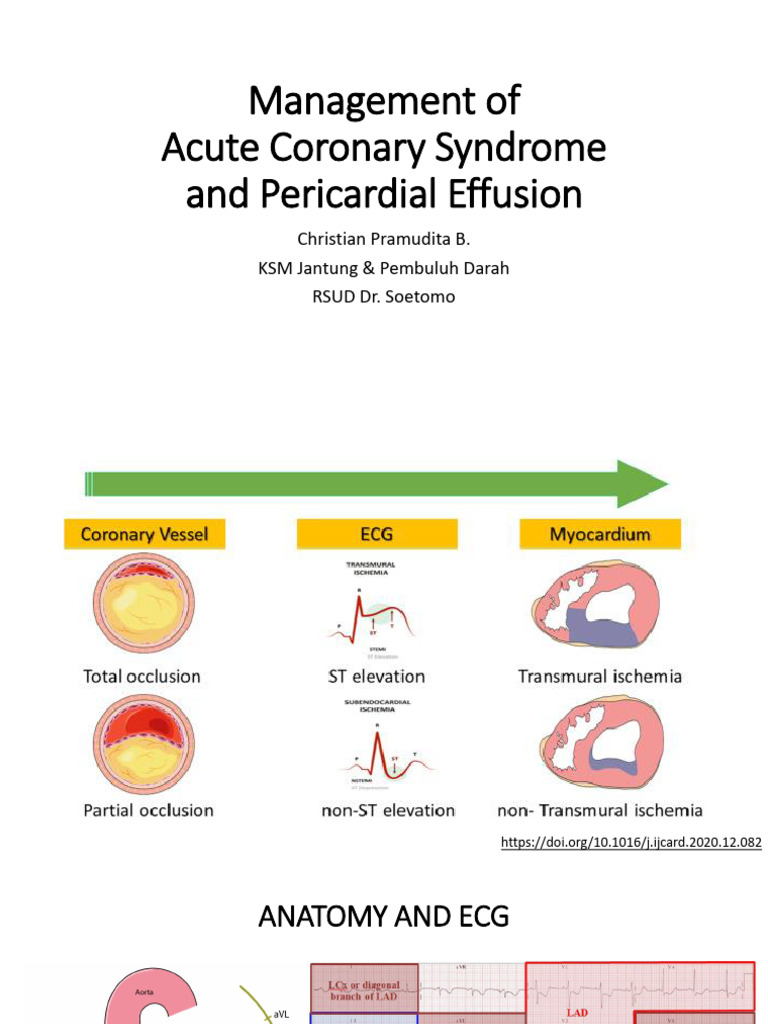 Tatalaksana ACS & PE | PDF | Heart | Clinical Medicine