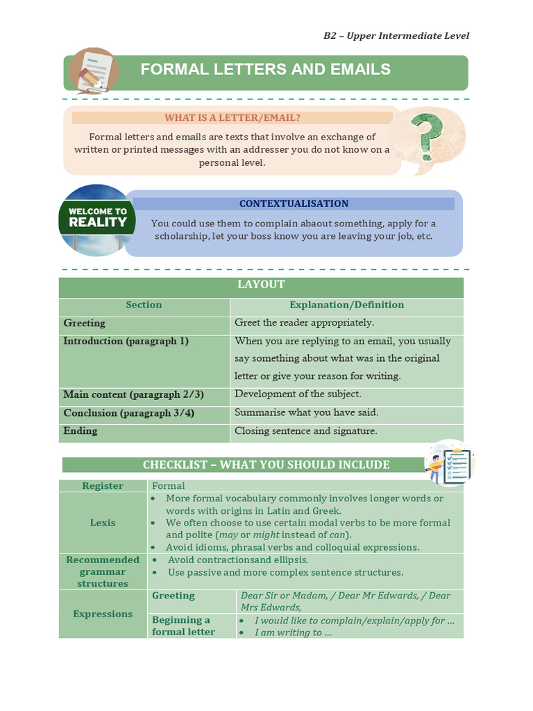 Formal Letter Writing Guide | PDF | Ellipsis | Human Communication
