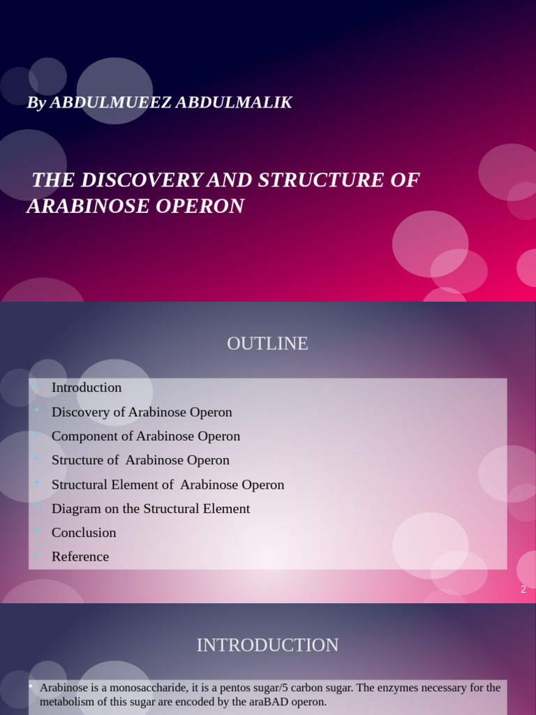 Arabinose Operon: Discovery & Structure | PDF | Operon | Repressor