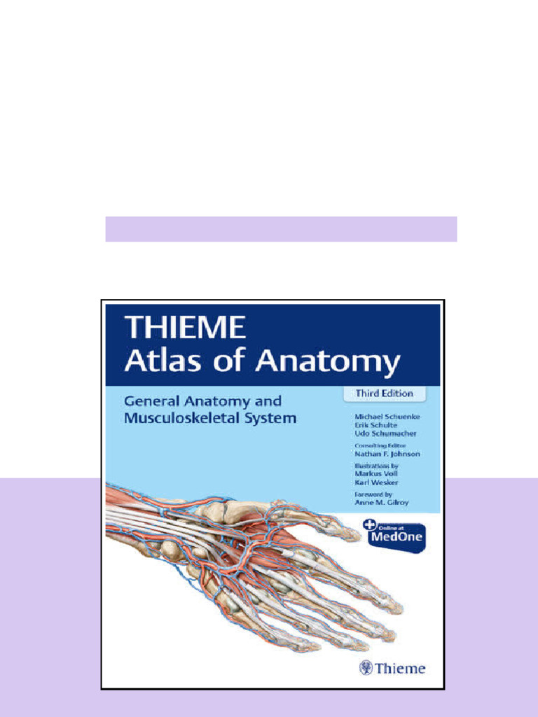 Thieme Atlas Of Anatomy General Anatomy And Musculoskeletal System 3rd ...