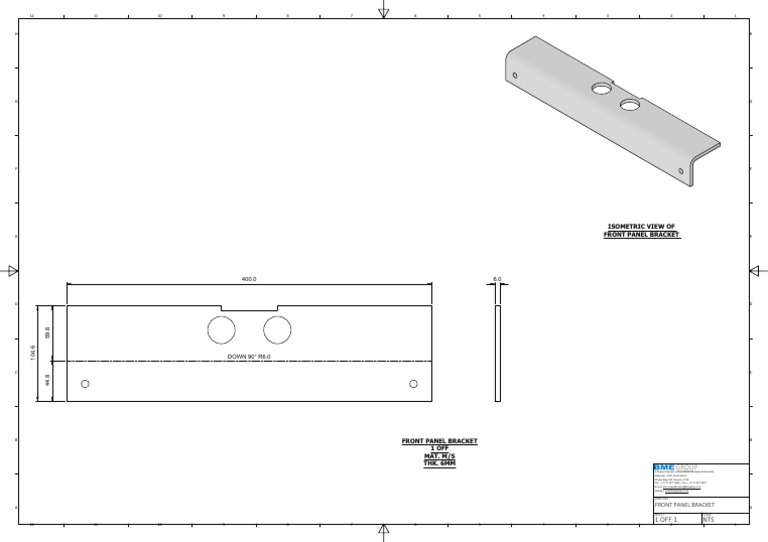 Front Panel Bracket | PDF
